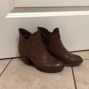 Brown booties